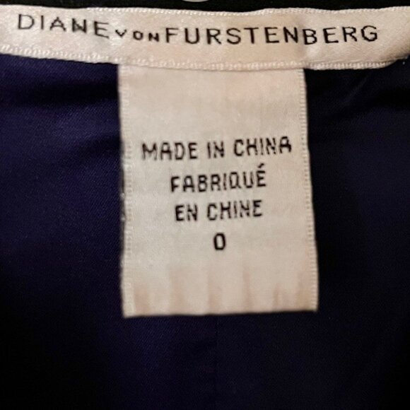 DVF Diane von Furstenberg Tailored Rev Bullit Wool Blend Blazer - 0 - Bl… - Picture 8 of 11